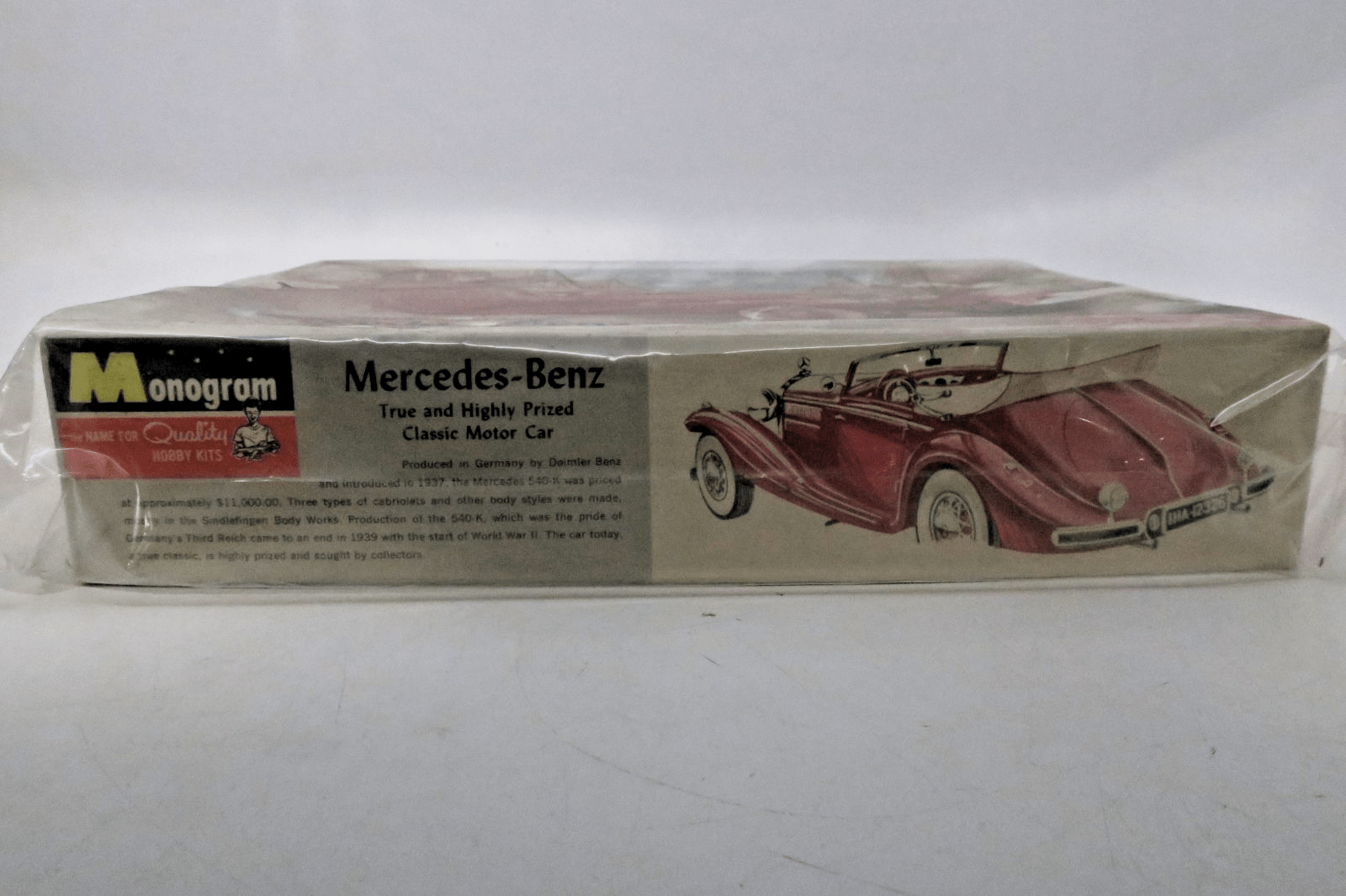 Monogram 1/24 Mercedes-Benz 1939 540-K Plastic Model Kit PC87 SEALED - WISE GUYS HOBBIES LLC