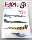 Cutting Edge Limited Edition F - 104 Starfighter 5 Decals CED48141 - WISE GUYS HOBBIES LLC
