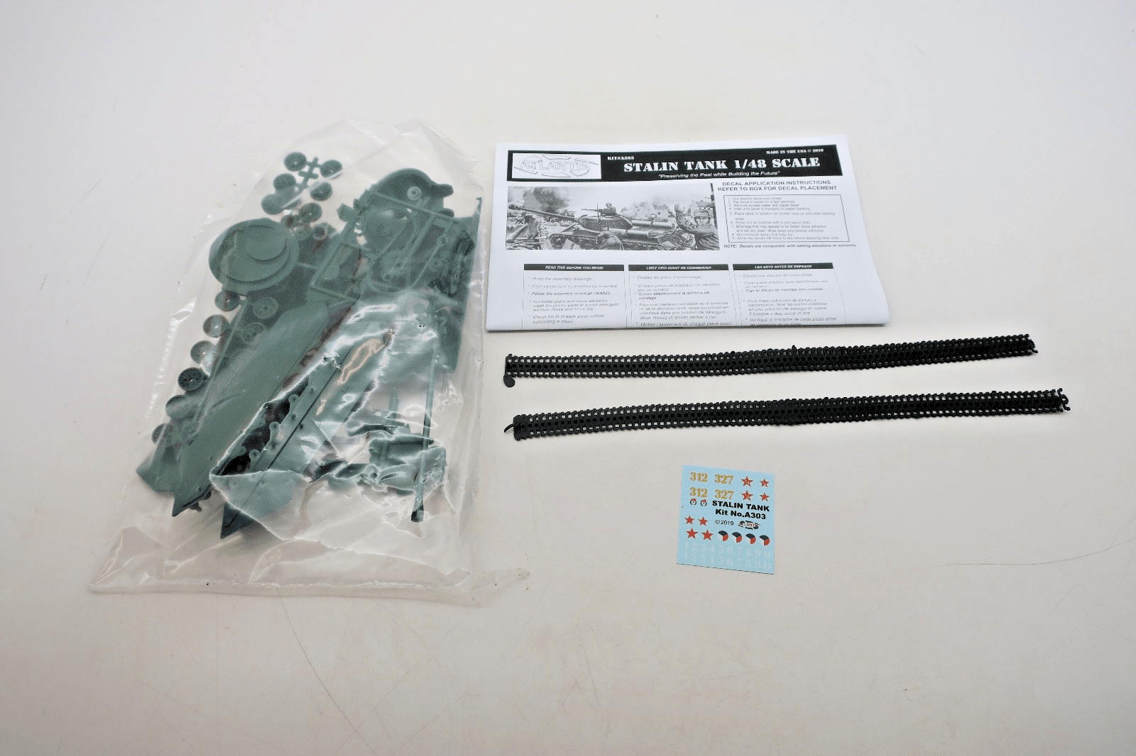 Atlantis 1/48 JS - III Stalin Tank Model Kit A303 - WISE GUYS HOBBIES LLC
