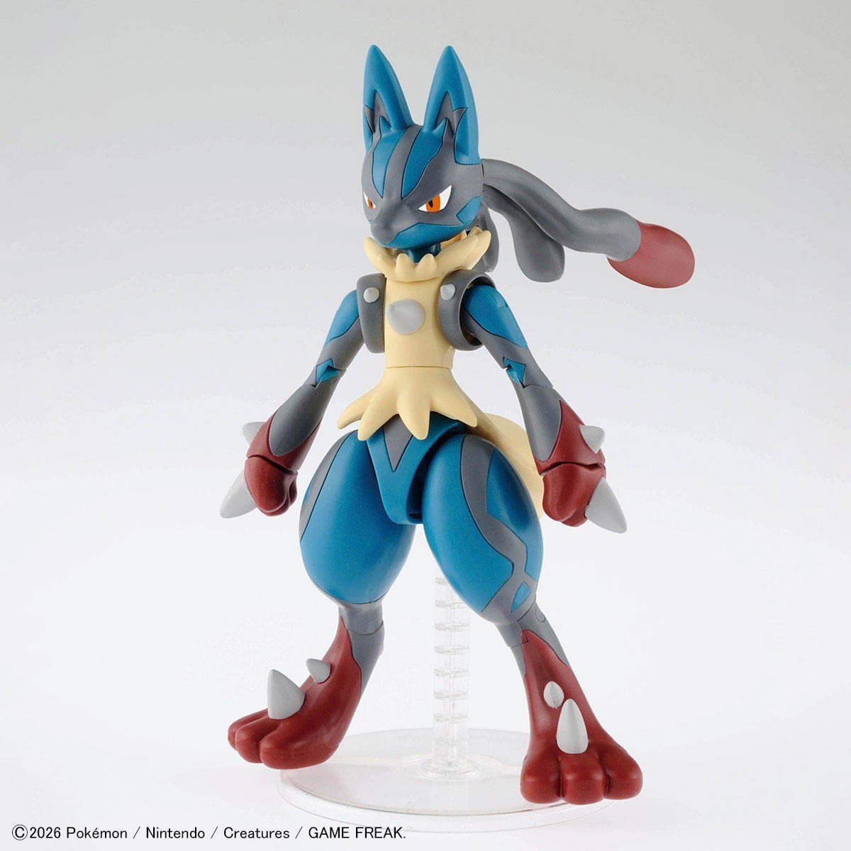 Pokémon Model Kit MEGA LUCARIO Model Kit - WISE GUYS HOBBIES LLC