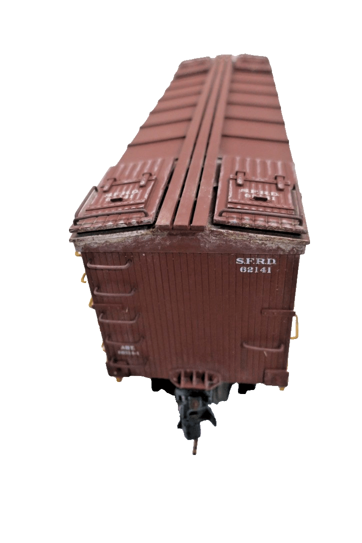 Aristocraft Santa Fe (ATSF) Map 62141 Wood Reefer Car ART - 46214 - 1 - WISE GUYS HOBBIES LLC