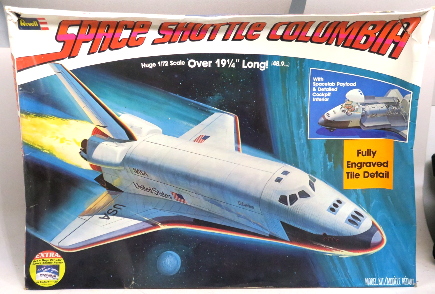Revell 1/72 Space Shuttle Columbia Model Kit 4702 - WISE GUYS HOBBIES LLC