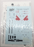 Leading Edge Models 1/72 Canadian 70 Year F-18 Special Decal set 727