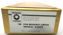 Oriental Ltd Samhongsa Brass HO 1948 Broadway Imperial Sleeper Passenger Car NIB