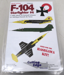 Cutting Edge Limited Edition F - 104 Starfighter 4 Decals CED48140 - WISE GUYS HOBBIES LLC
