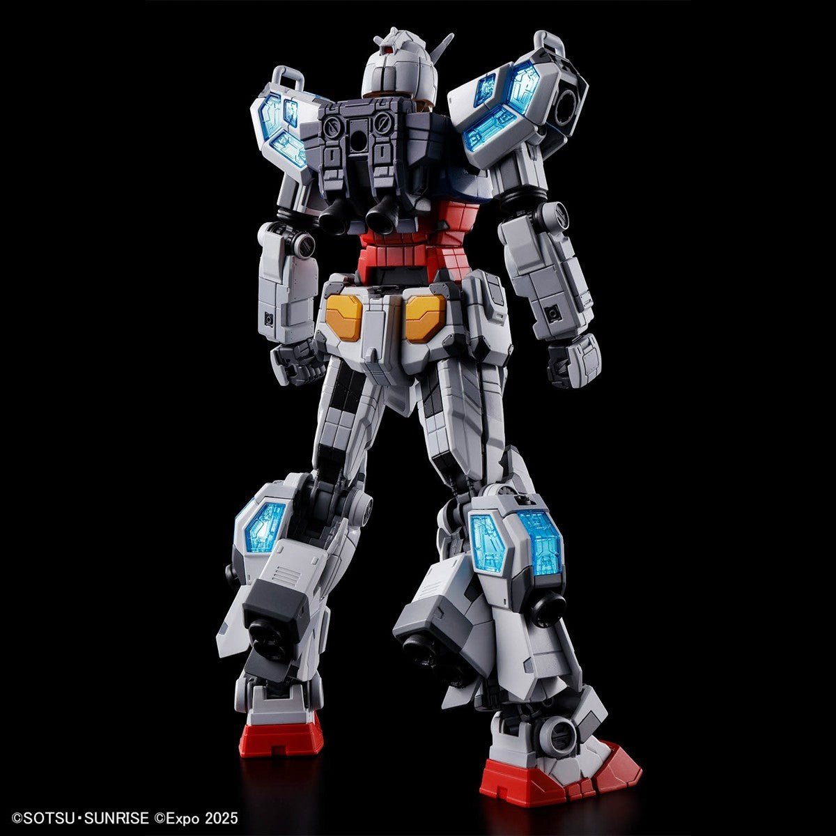 Bandai EG 1/144 RX-78F00/E Gundam w/ EX-001 G.L.R.S.S. Feather Unit Model Kit - WISE GUYS HOBBIES LLC