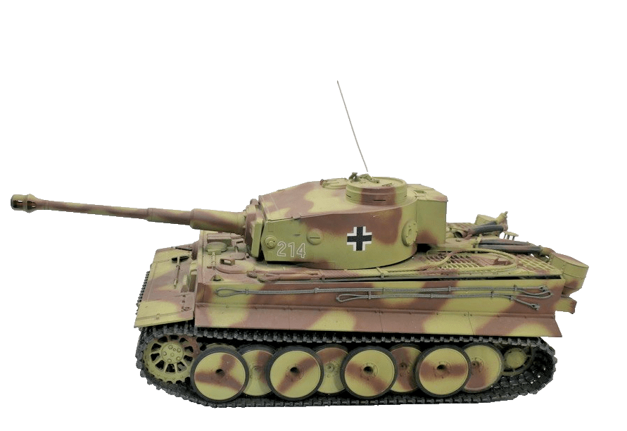 Built Tamiya 1/16 R/C Tiger 1 German Tank Full Option DMD T - 03 MF - 01 Unit - WISE GUYS HOBBIES LLC