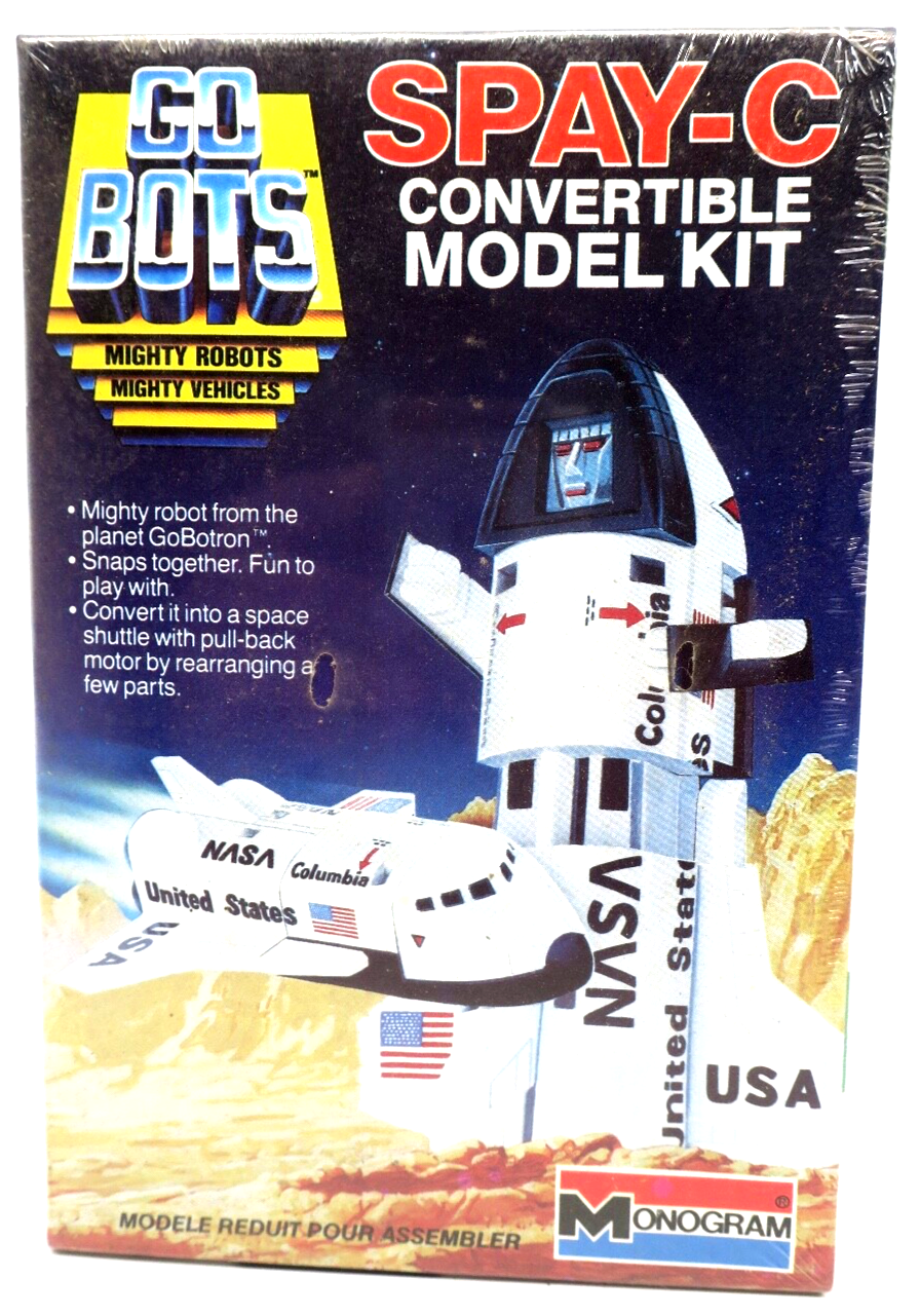 Vintage Monogram GoBots Spay-C Model Kit - WISE GUYS HOBBIES LLC