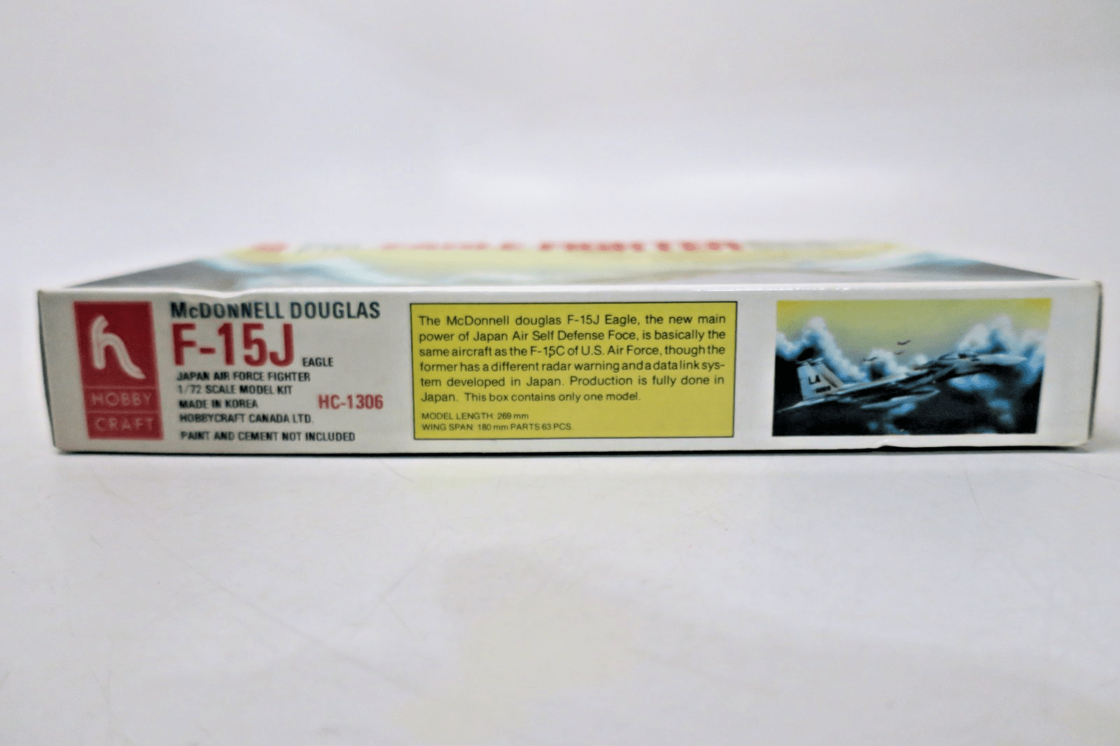 Hobby Craft 1/72 F - 15J Eagle Fighter Model Kit HC - 1306 - WISE GUYS HOBBIES LLC