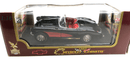 Road Legends- 1957 Chevrolet Corvette Black - 1:18 Diecast - WISE GUYS HOBBIES LLC