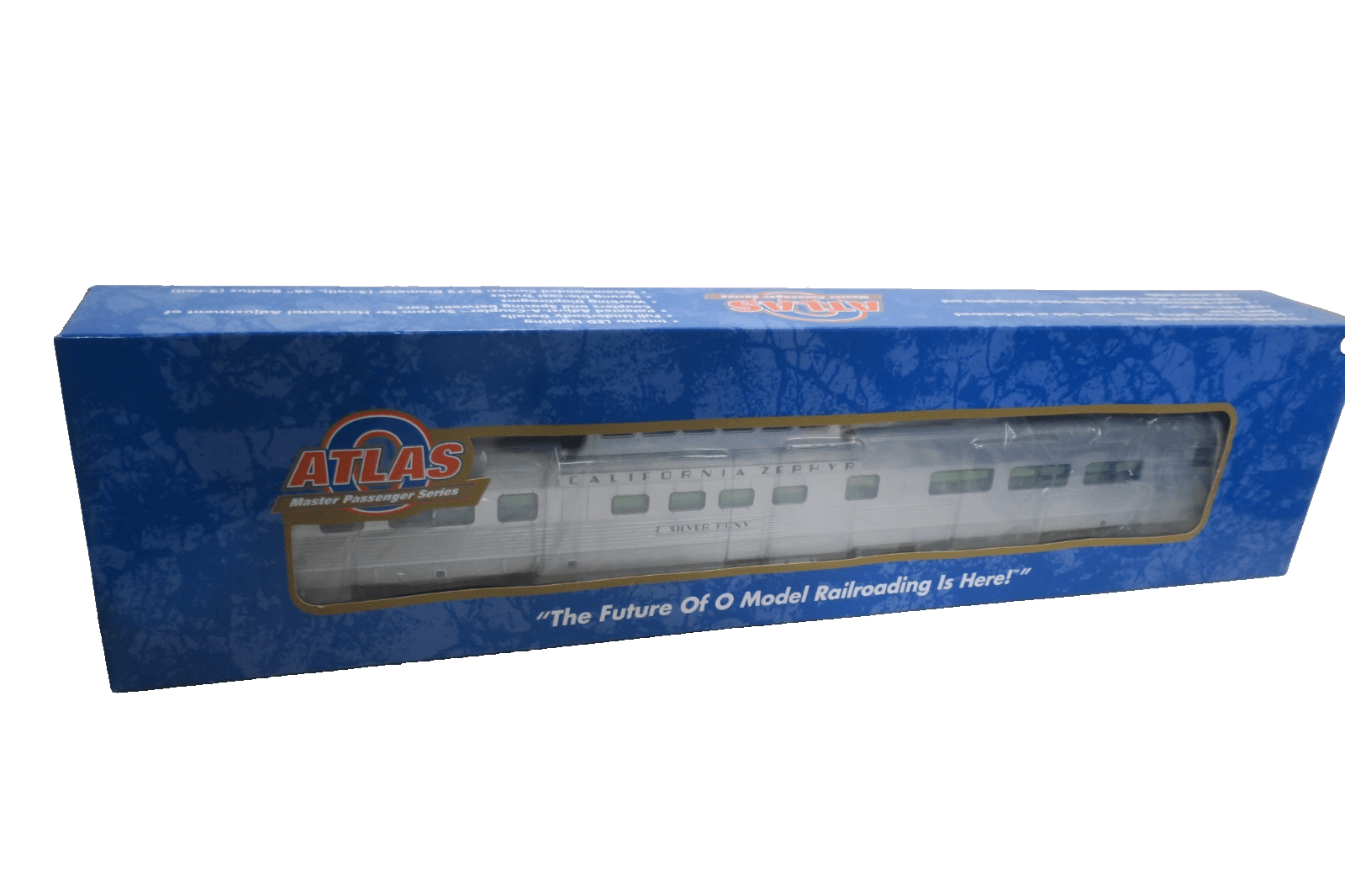 Atlas 3001152 - 2 O D&RGW California Zephyr Streamlined Dome Chair Car 1108 - 3Rail - WISE GUYS HOBBIES LLC