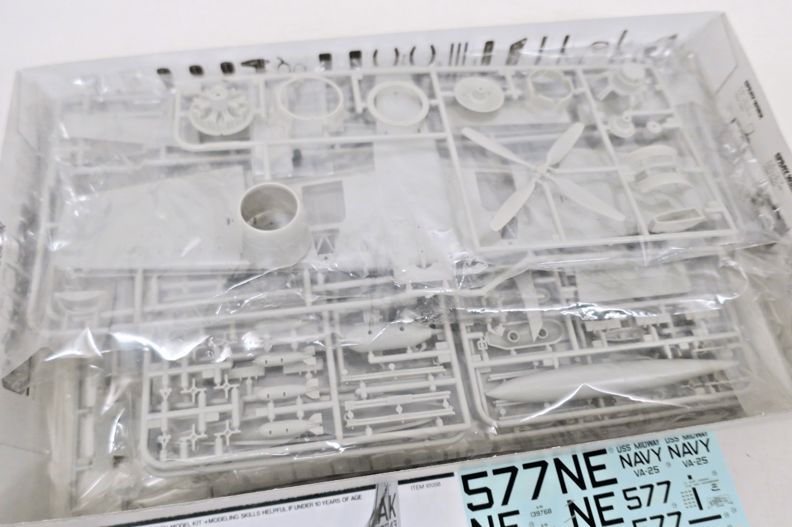 Tamiya 1/48 Douglas A - 1H Skyraider Model Kit 58 - WISE GUYS HOBBIES LLC