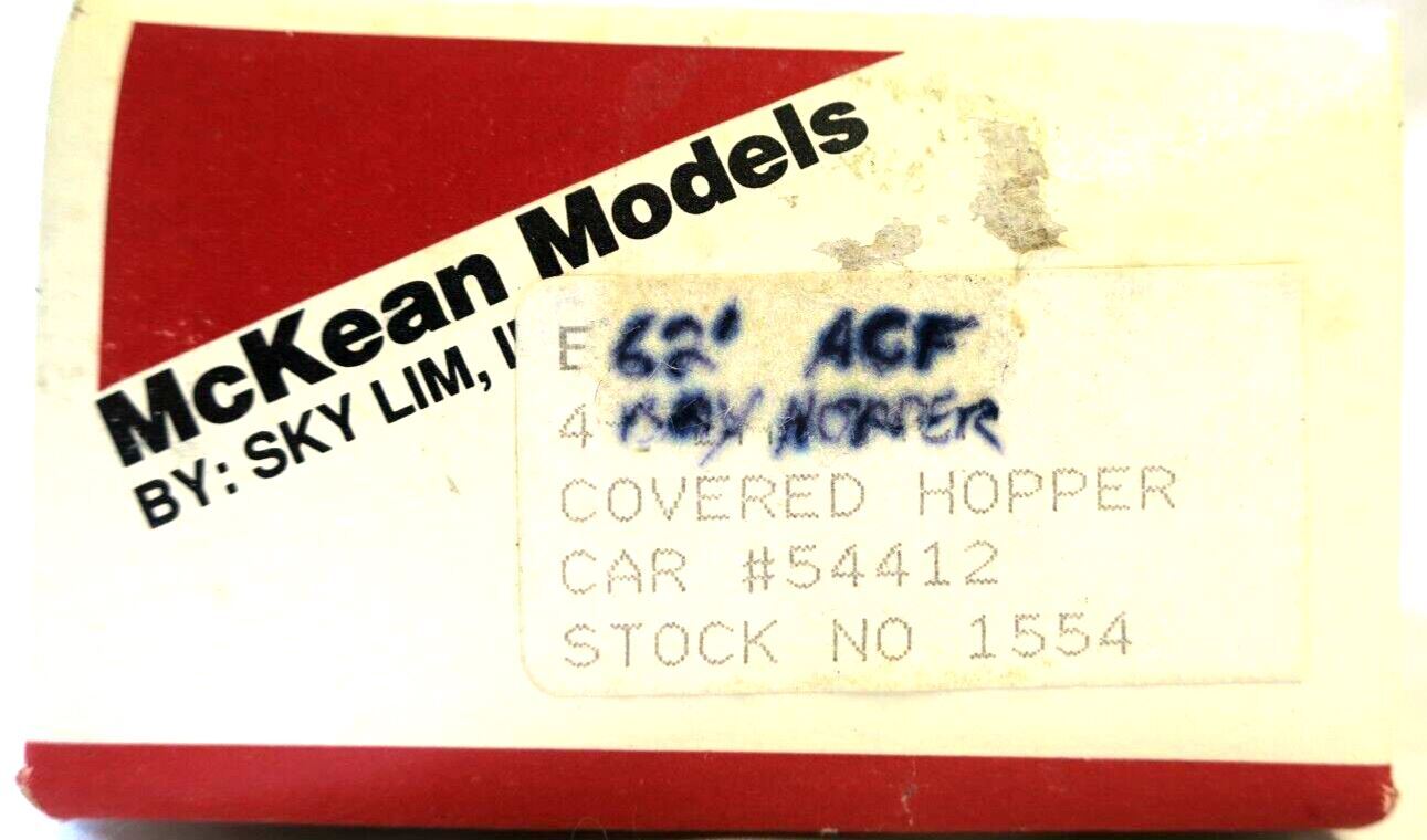 McKean Models HO 62' ACF covered hopper 54412 - WISE GUYS HOBBIES LLC