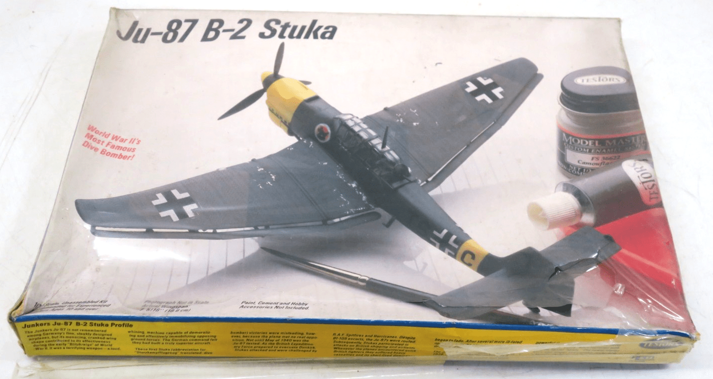Testors 1/72 Ju - 87 B - 2 Stuka Model Kit 419 - WISE GUYS HOBBIES LLC
