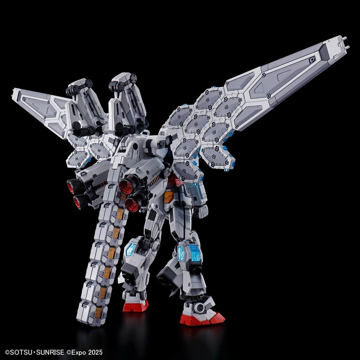 Bandai EG 1/144 RX-78F00/E Gundam w/ EX-001 G.L.R.S.S. Feather Unit Model Kit - WISE GUYS HOBBIES LLC