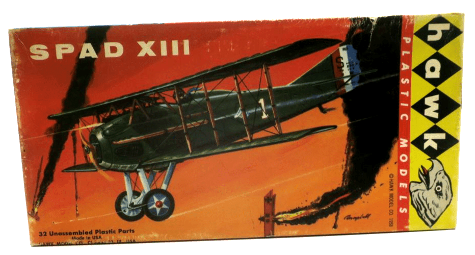 hawk 1/48 SPAD XIII Model Kit 617 - 70 - WISE GUYS HOBBIES LLC