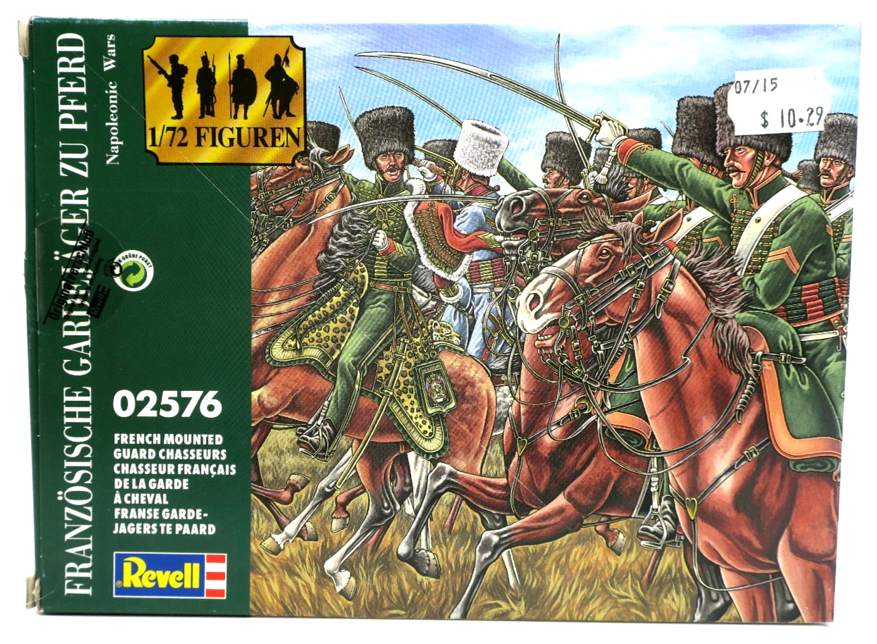Revell 1/72 French Mounted Guard Chasseurs Model Kit 02576 - WISE GUYS HOBBIES LLC