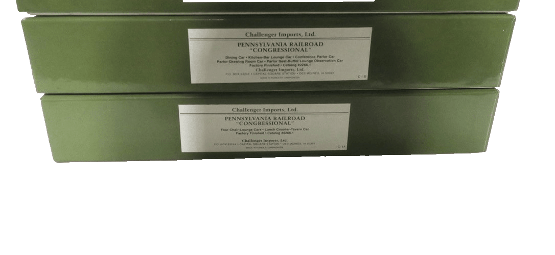 CHALLENGER IMPORTS PRR CONGRESSIONAL LINE HO BRASS 10 CAR SET NEW RARE - WISE GUYS HOBBIES LLC