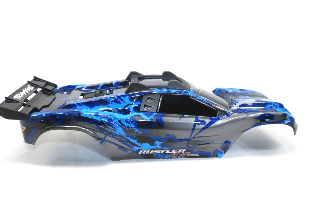 Traxxas Rustler 4X4 VXL Pre - Painted & Assembled Body (Silver) [TRA6717X] - WISE GUYS HOBBIES LLC