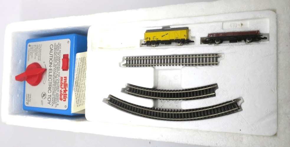 Vintage Marklin Mini-Club 8907A Z-Scale Train Set AS IS Original Box Not Tested - WISE GUYS HOBBIES LLC