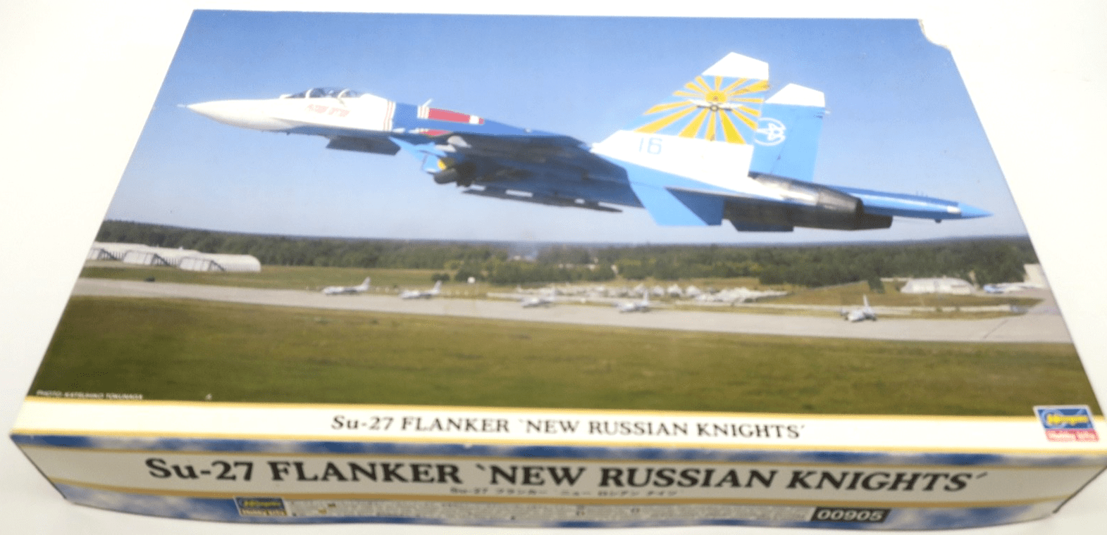 Hasegawa 1/72 Su - 27 Flanker New Russian Knights Model Kit Slight Box Damage - WISE GUYS HOBBIES LLC