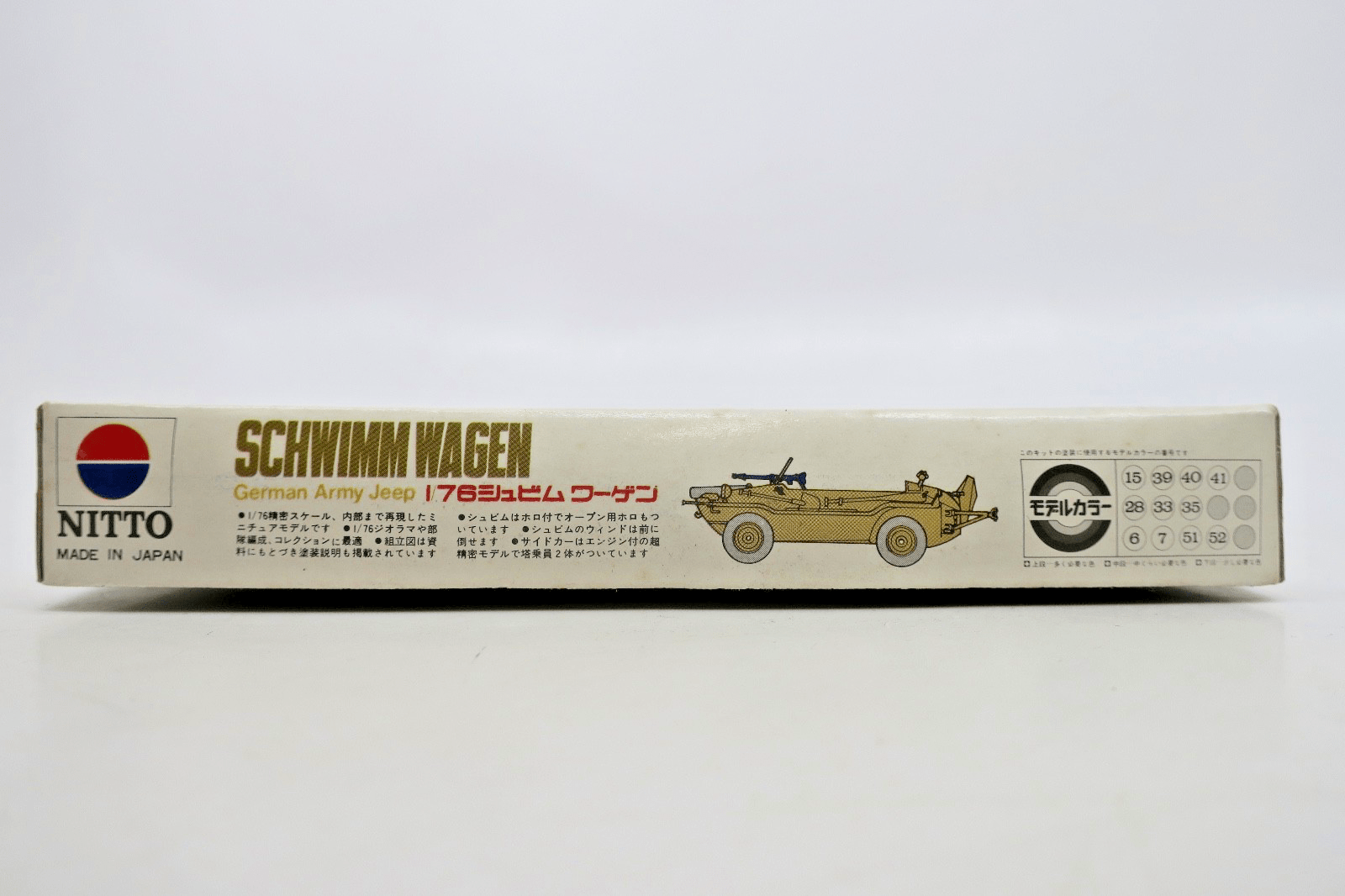 Vintage Nitto 1/76 Schwimm Wagen German Army Jeep Model Kit - WISE GUYS HOBBIES LLC