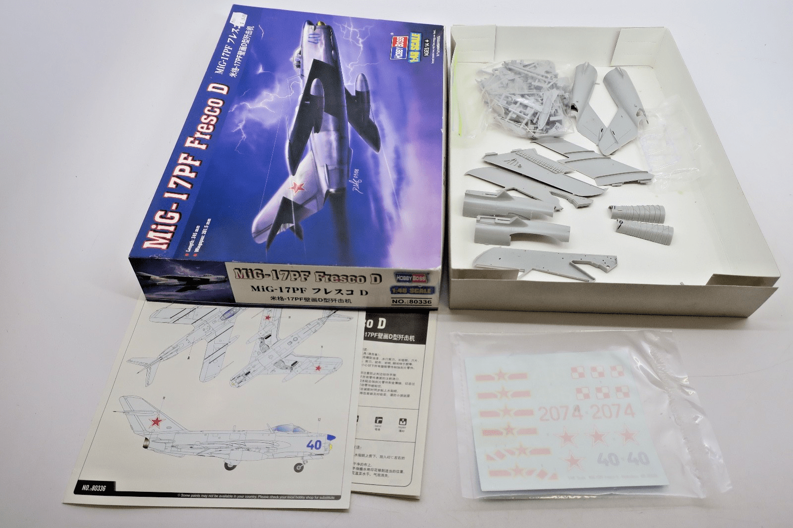 Hobby Boss 1/48 MiG - 17PF Fresco D Model Kit 80336 - WISE GUYS HOBBIES LLC