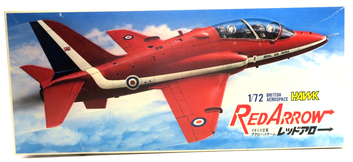 Fujimi 1/72 British Aerospace Hawk Red Arrow Model Kit - WISE GUYS HOBBIES LLC