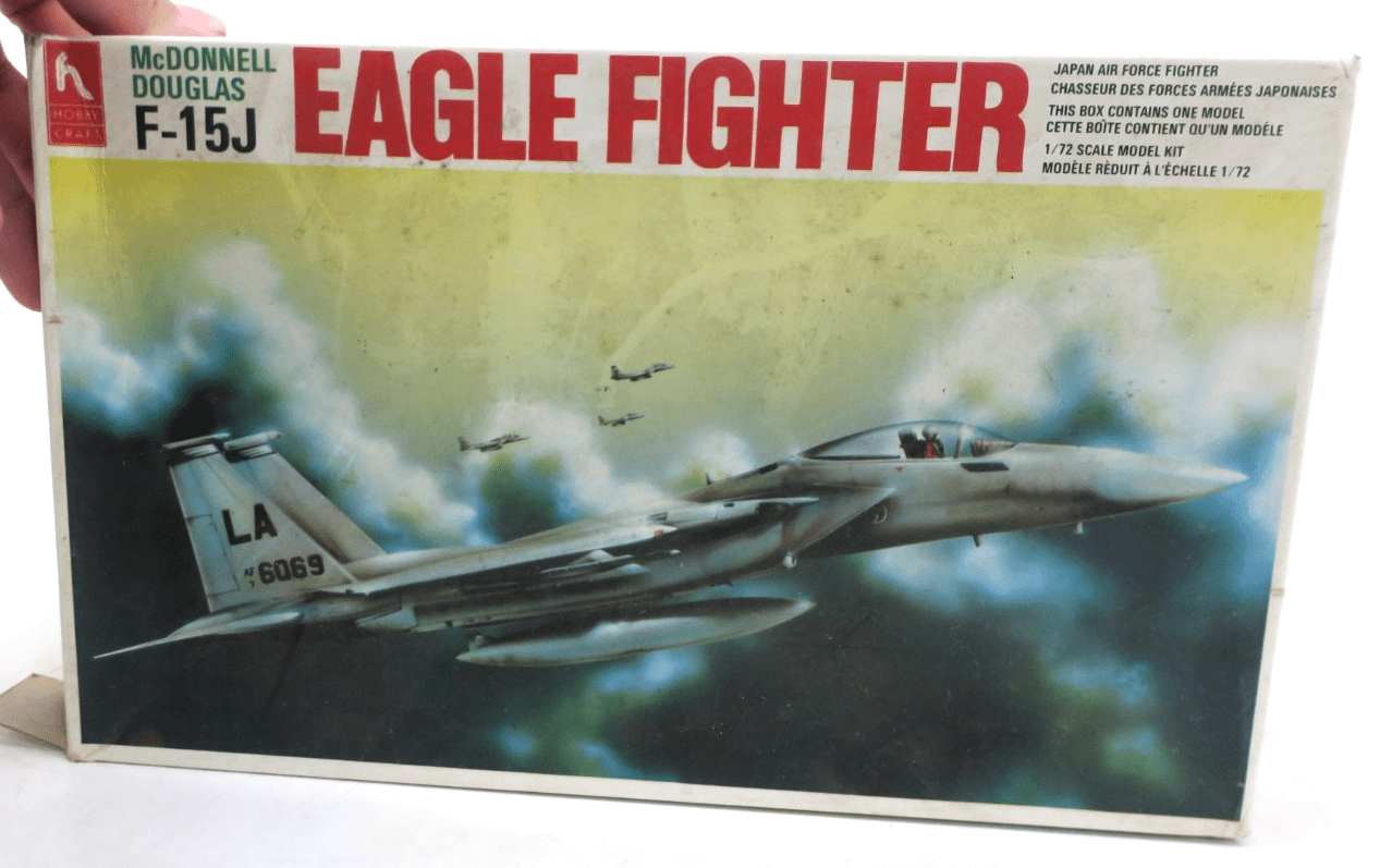 Hobby Craft 1/72 McDonnell Douglas F-15J Eagle Fighter Model Kit HC-1306 - WISE GUYS HOBBIES LLC