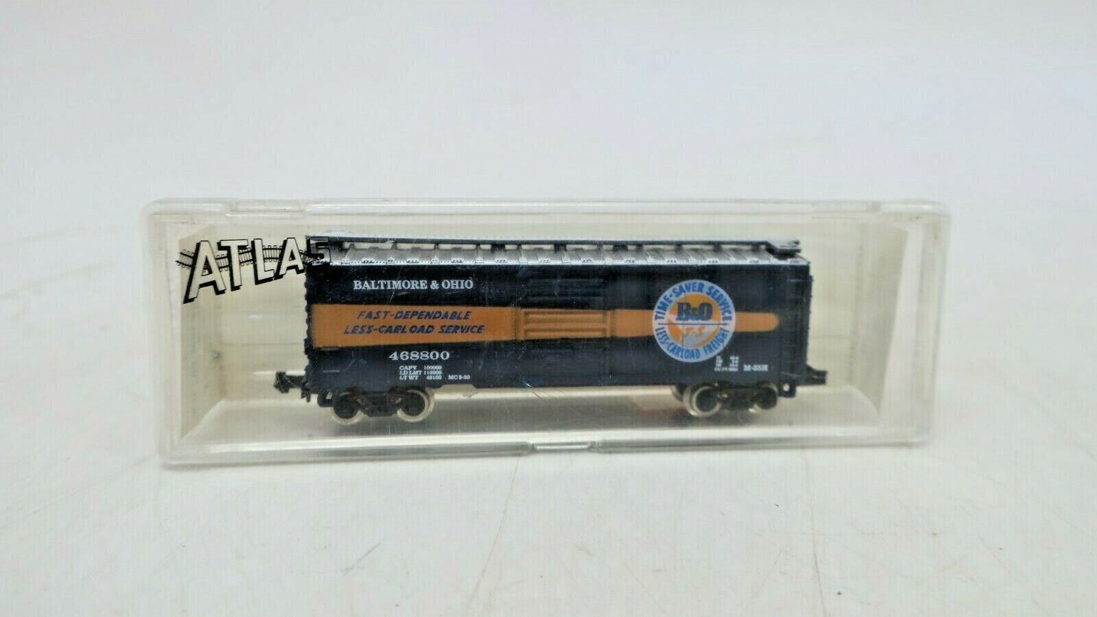 40' PS1 BOXCAR " B&AMP;O TIMESAVER" UNIVERSAL ATLAS 3431 NEW - WISE GUYS HOBBIES LLC