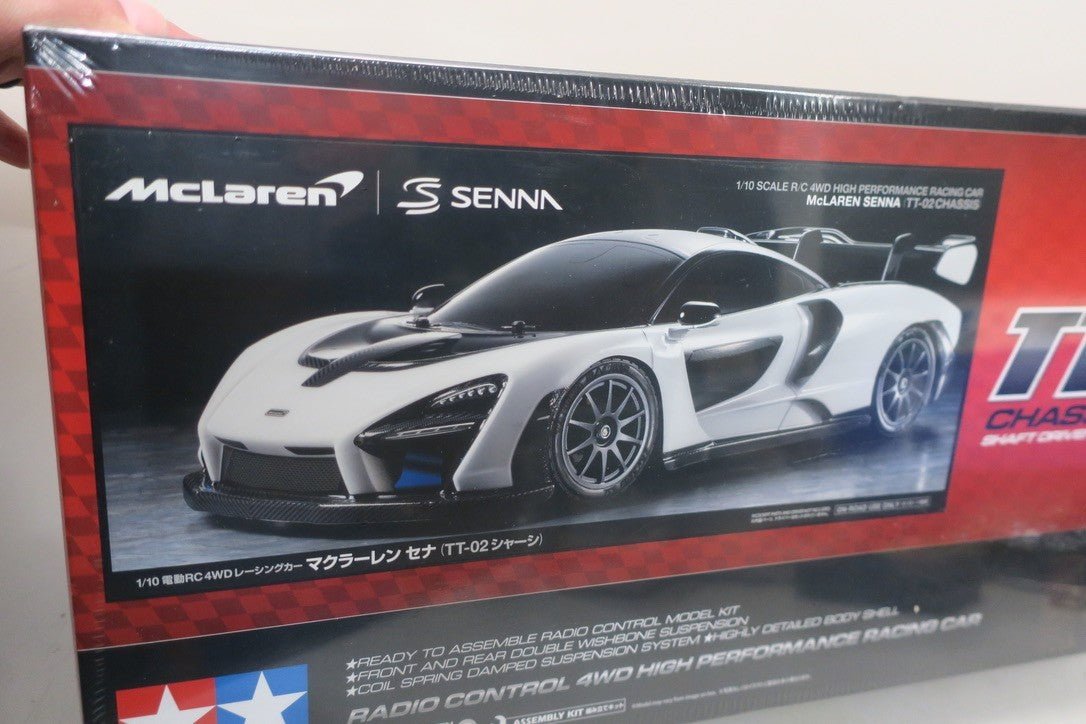Tamiya TT - 02 McLaren Senna 1/10 4WD Electric Touring Car Kit [TAM58711 - 60A] - WISE GUYS HOBBIES LLC