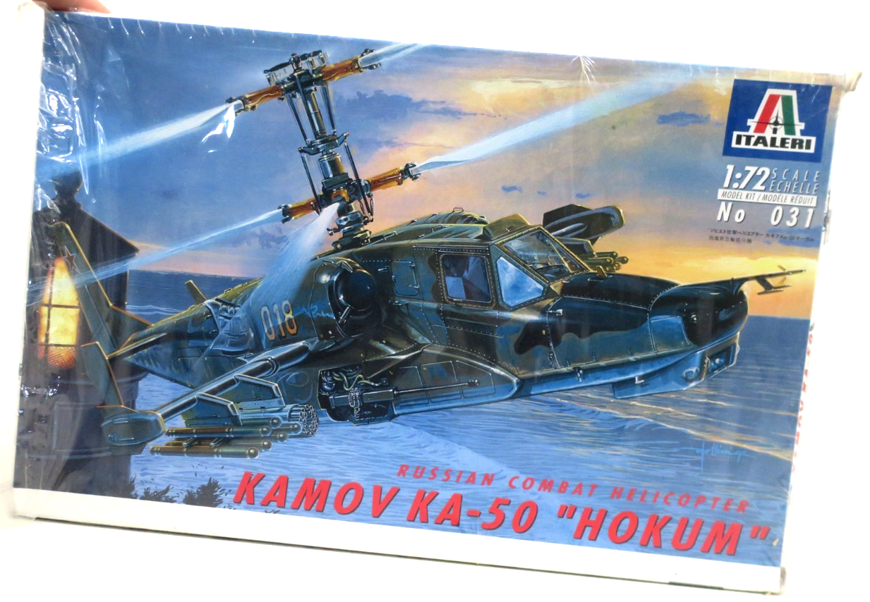 Italeri 1/72 Kamov KA-50 "Hokum" Plastic Model Kit 031 - WISE GUYS HOBBIES LLC
