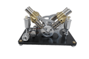 V4 4 - Cylinder Parallel Stirling Engine Kit Micro External Combustion Engine Mode - WISE GUYS HOBBIES LLC