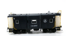 HO Brass Overland #4205.1 Baltimore & Ohio I-12 Modernized Caboose #C2457 (Blue)