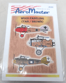 Aeromaster Decals 48 - 602 - Wood Paneling (Tan/Brown) - WISE GUYS HOBBIES LLC