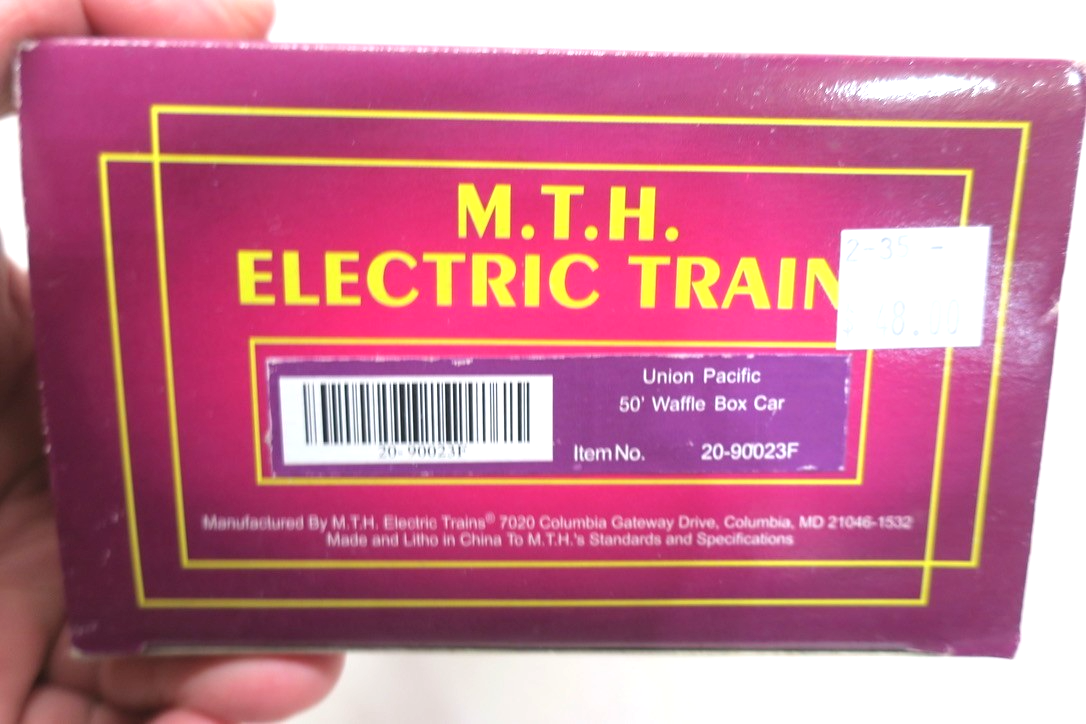 MTH Premier Union Pacific Waffle Car 20 - 90023F - WISE GUYS HOBBIES LLC