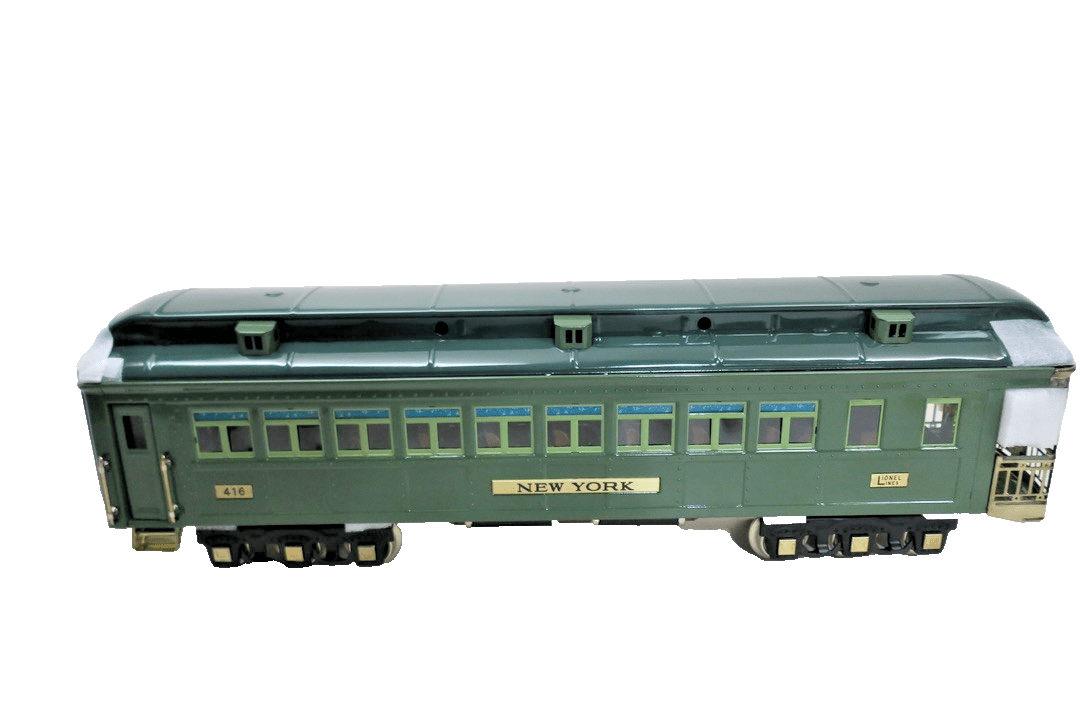 Lionel Classics 13406 New York State Passenger Car 2 - Tone Green 1 - 416 - WISE GUYS HOBBIES LLC