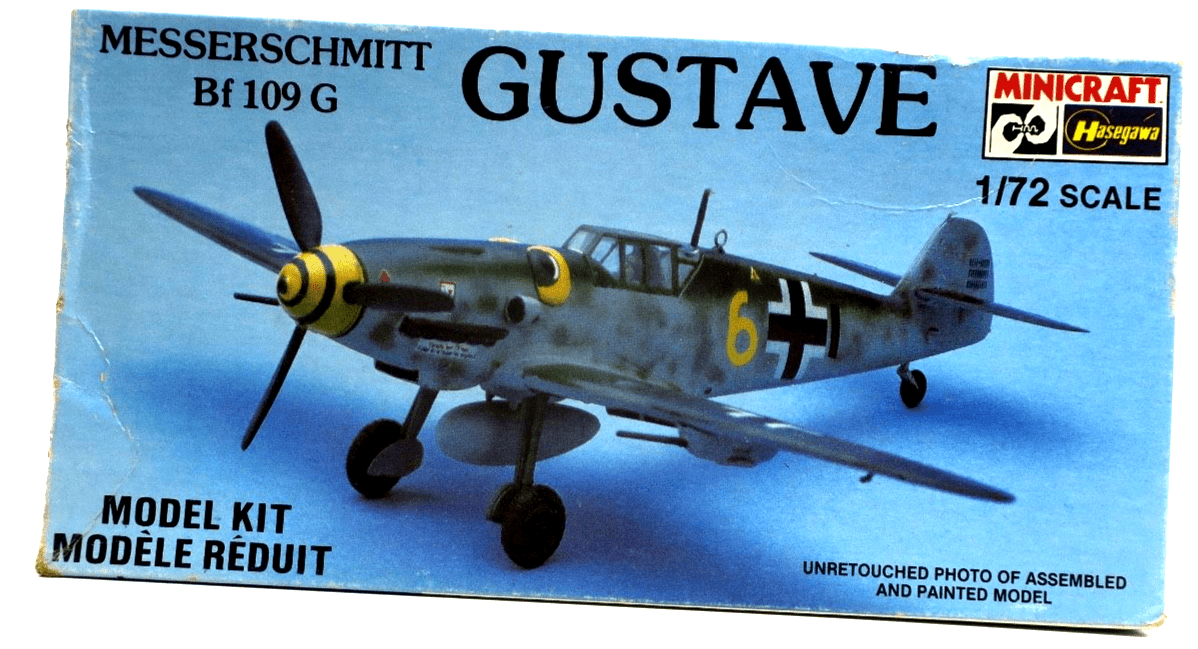 Hasegawa 1/72 Messerschmitt Bf - 109G Gustave Model Kit - WISE GUYS HOBBIES LLC