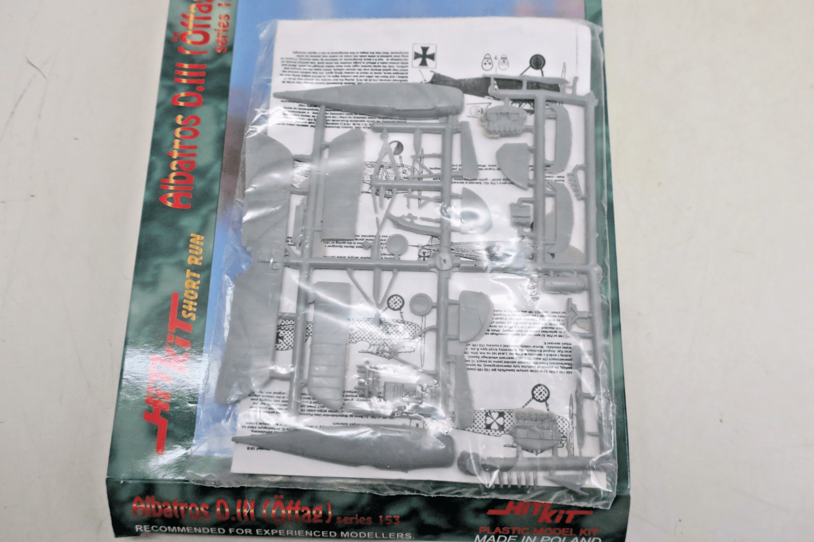 Hit Kit 1/72 Albatros D.III (Offag) Series 153 Plastic Model Kit HK004 - WISE GUYS HOBBIES LLC