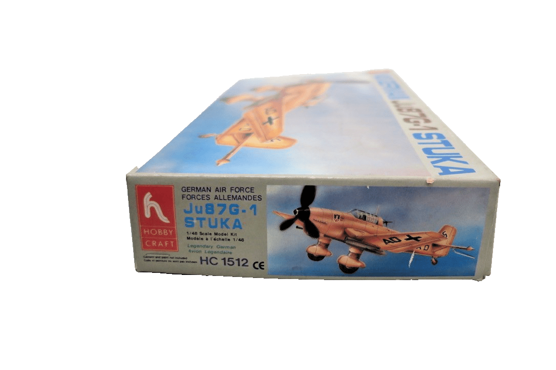 Hobby Craft 1/48 German Ju87G - 1 STUKA Plastic Aircraft Model Kit HC 1512 - WISE GUYS HOBBIES LLC