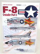 Cutting Edge F - 8 Crusader Part 5 Decals CED48214 - WISE GUYS HOBBIES LLC