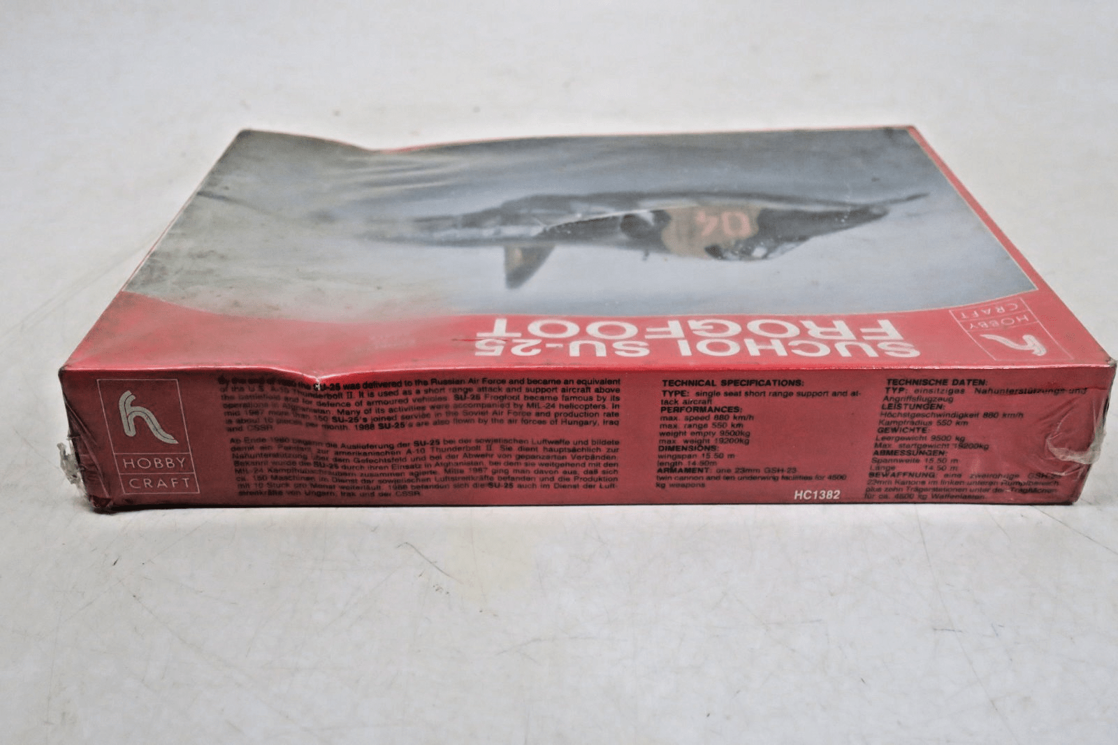 Hobby Craft 1/72 Suchoi SU - 25 Frogfoot Model Kit HC1382 - WISE GUYS HOBBIES LLC