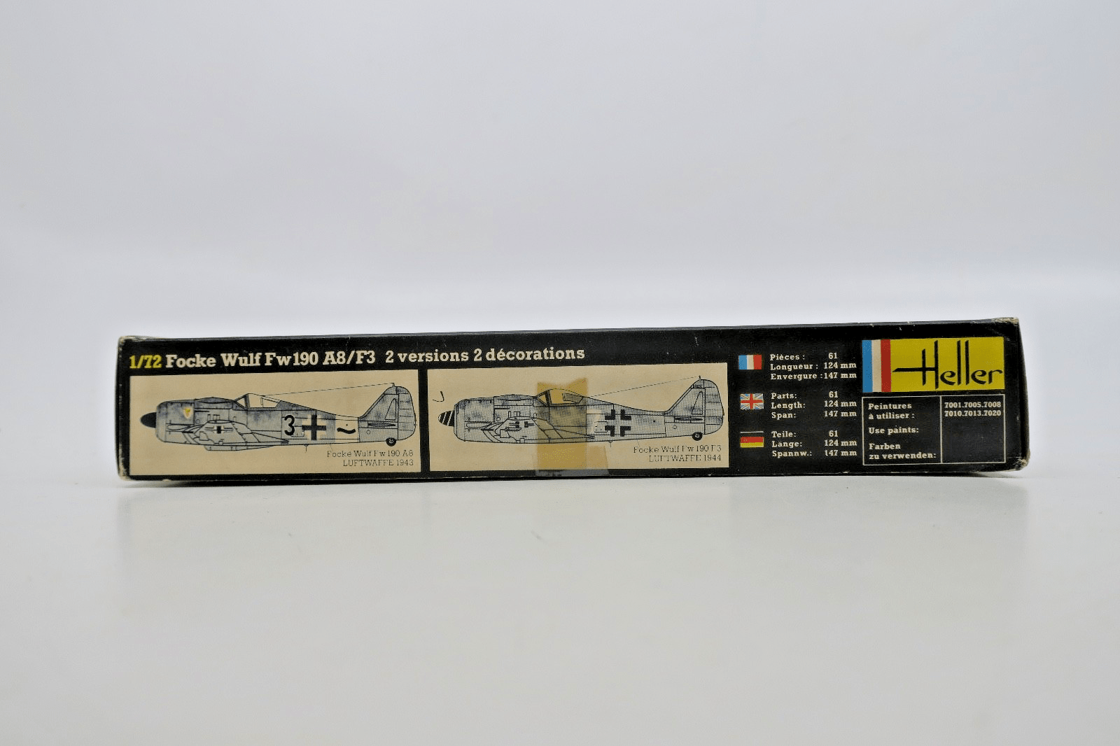 Heller 1/72 Focke Wulf FW 190 A8/F3 Model Kit N235 - WISE GUYS HOBBIES LLC