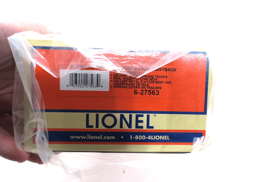 Lionel Lackawanna 16540 PS - 4 Flat Car w/ Trailers 6 - 27563 - WISE GUYS HOBBIES LLC