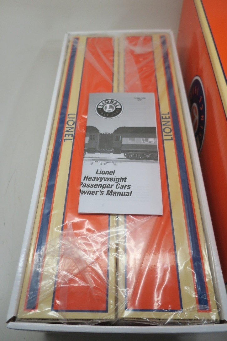 LIONEL BALTIMORE & OHIO HEAVYWEIGHT 18” PASSENGER CAR SET 6 - 25522 NEW - WISE GUYS HOBBIES LLC