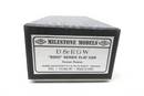 NEW! D&RGW "6000" SERIES FLAT CAR factory painted Sn3 factory painted
