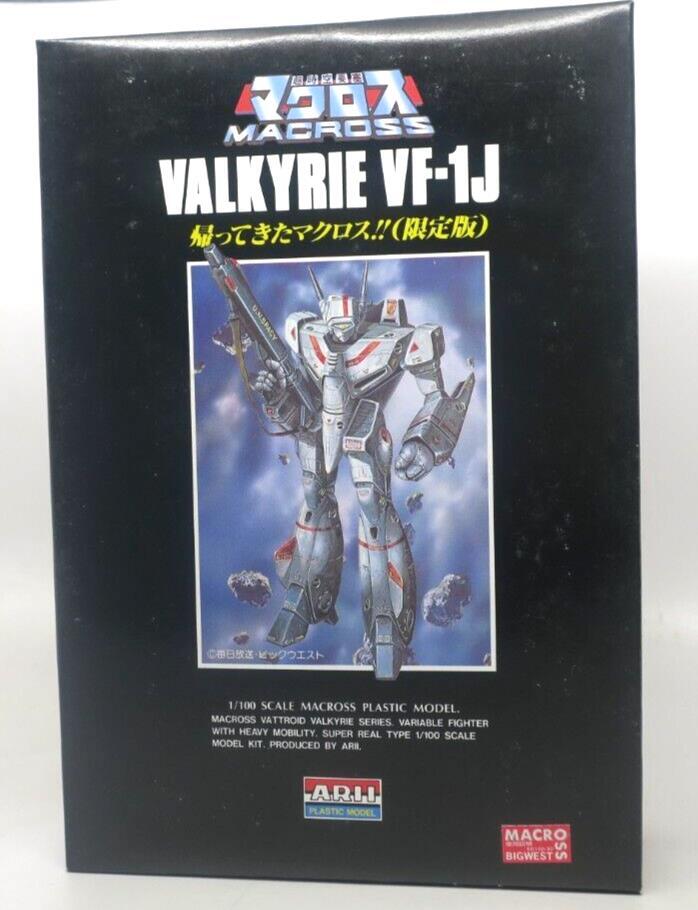 Vintage Arii Macross 1/100 Valkyrie VF-1J Limited Edition Box Ver 1 (F10) - WISE GUYS HOBBIES LLC