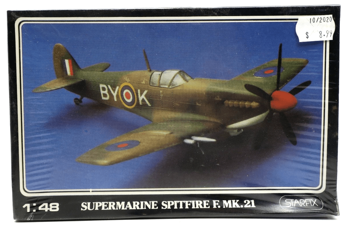 Starfix 1/48 Supermarine Spitfire F. Mk. 21 Model Kit - WISE GUYS HOBBIES LLC