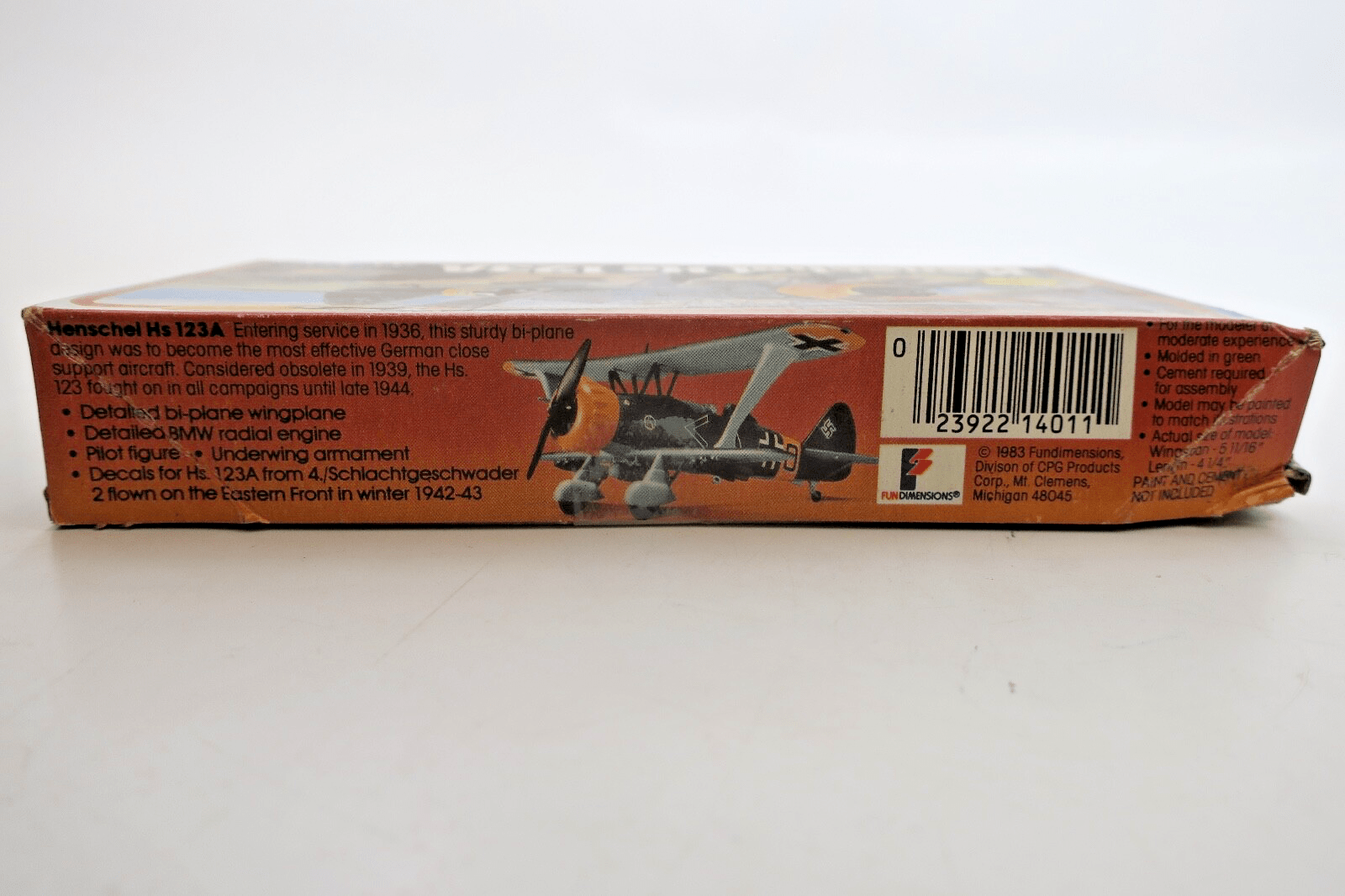 MPC 1/72 Henschel Hs 123A Model Kit 1-4011 - WISE GUYS HOBBIES LLC