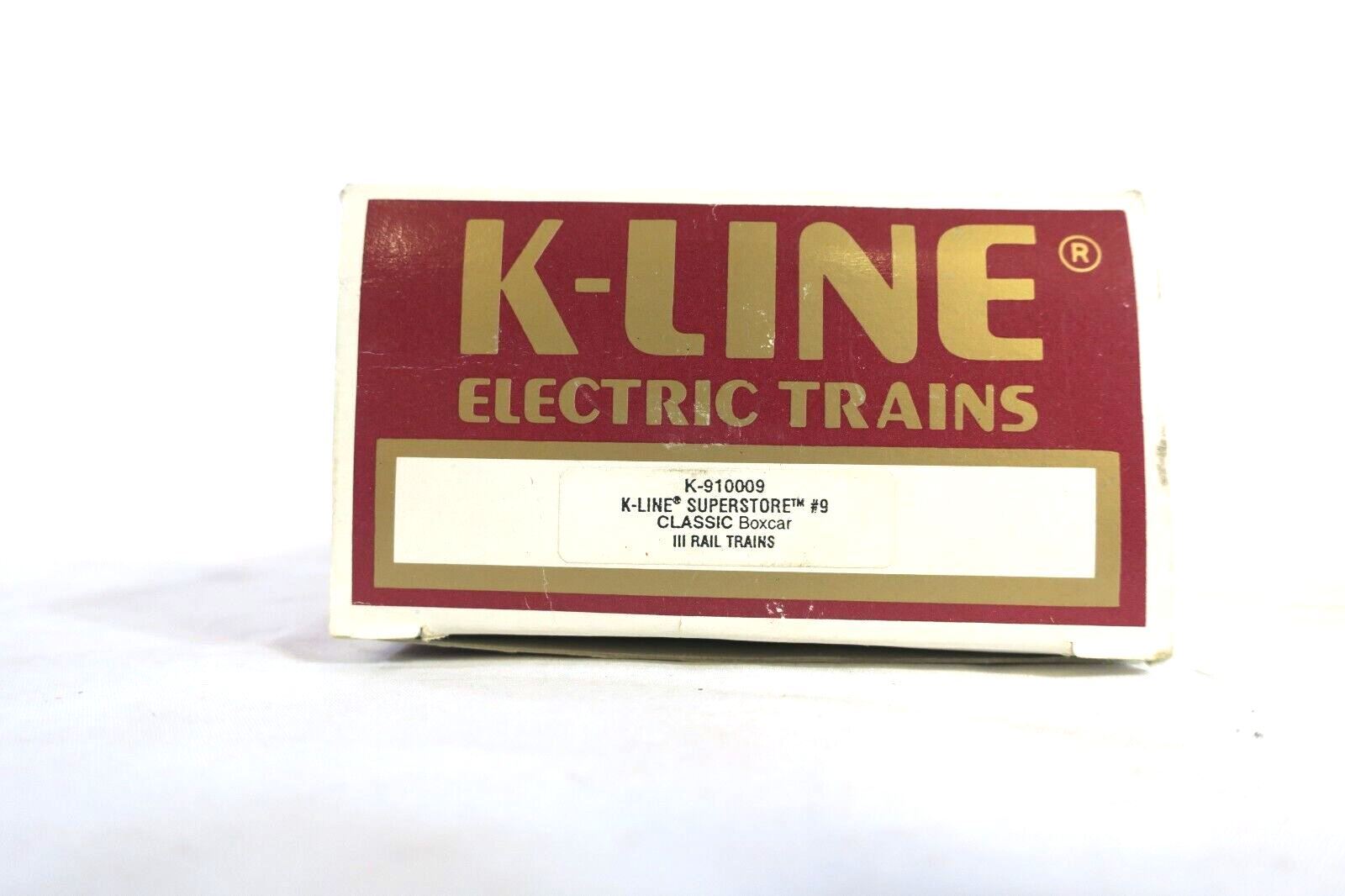 K-LINE SUPER STORE 9 CLASSIC BOXCAR O/O27-GAUGE K-910009 - WISE GUYS HOBBIES LLC